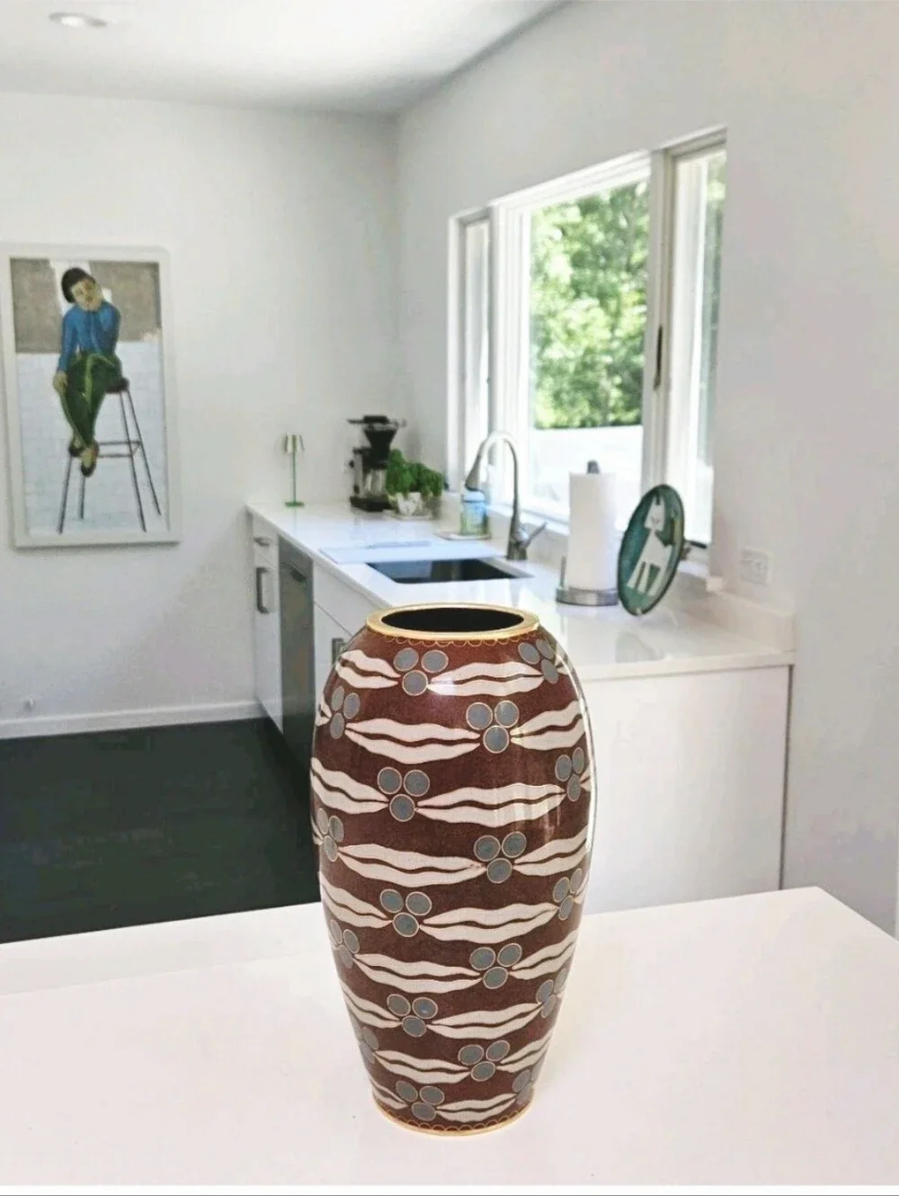 William Sonoma Cloisenne Vase